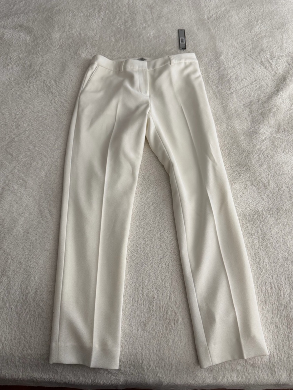 Tahari White Cropped Dress Pants for Women